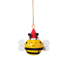 Load image into Gallery viewer, Bee Hanging Bell Christmas Decoration-ad&amp;i