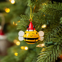 Load image into Gallery viewer, Bee Hanging Bell Christmas Decoration-ad&amp;i