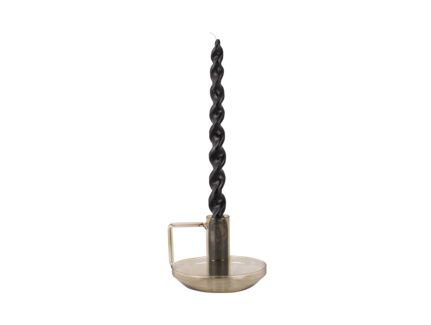 Modern Light Glass Candlestick Holder - ad&i