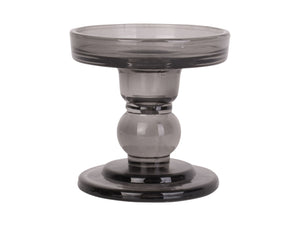Glass Art Coloured Glass Candlestick Holder - ad&i