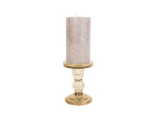 Load image into Gallery viewer, Glass Art Coloured Glass Candlestick Holder - ad&amp;i