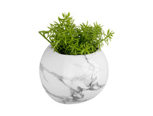 Load image into Gallery viewer, Marble Effect Globe Wall Ceramic Plant Pot - ad&amp;i