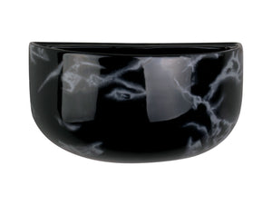 Marble Effect Oval Wall Ceramic Plant Pot - ad&i