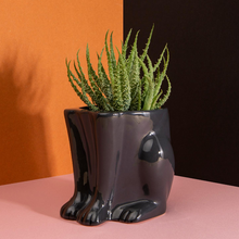 Load image into Gallery viewer, Panther Ceramic Plant Pot-ad&amp;i