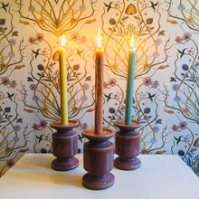 Load image into Gallery viewer, Large Rose Stoneware Candlestick Holder - ad&amp;i