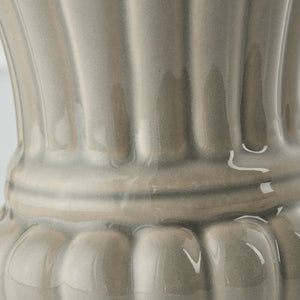 Grey Rosamund Ceramic Flower Vase - ad&i