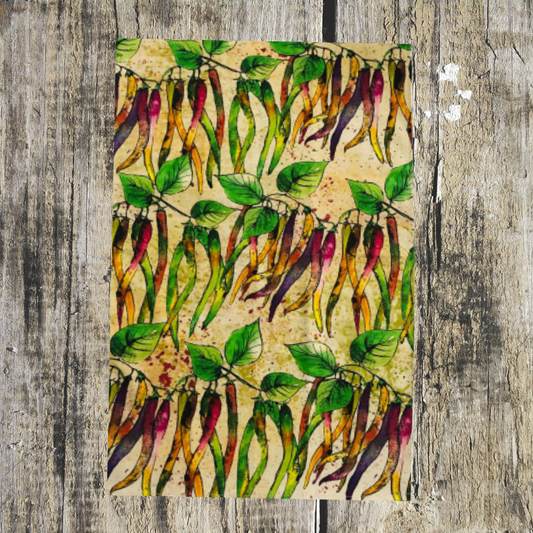 Runner Beans Print Tea Towel - ad&i