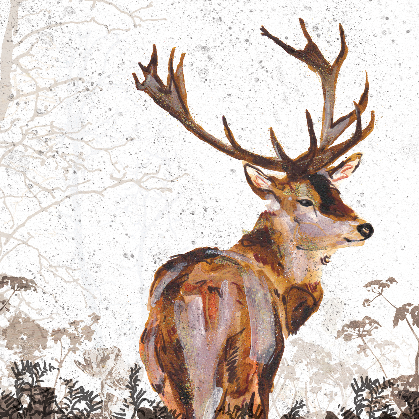 Stag Greetings Card - ad&i