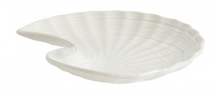 Off White Ceramic Shell Dish-ad&i