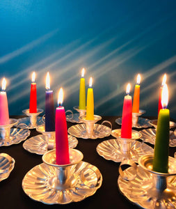 Dipped Stubby Candle Pairs - ad&i