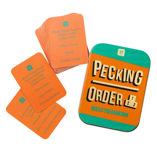 Pecking Order in a Tin Game-ad&i