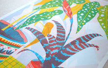 Load image into Gallery viewer, Bromeliad Botanical Plants A3 Risograph Print by Printer Johnson - ad&amp;i