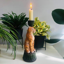 Load image into Gallery viewer, Tiger Candlestick Holder - ad&amp;i