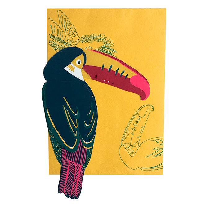Toucan Greetings Card-ad&i