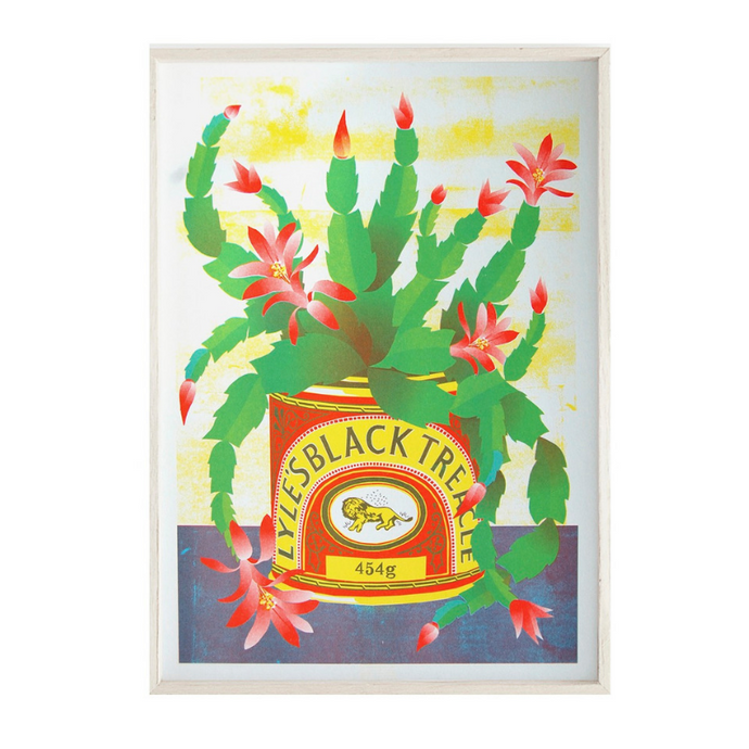 Black Treacle Tin A3 Risograph Print by Printer Johnson - ad&i