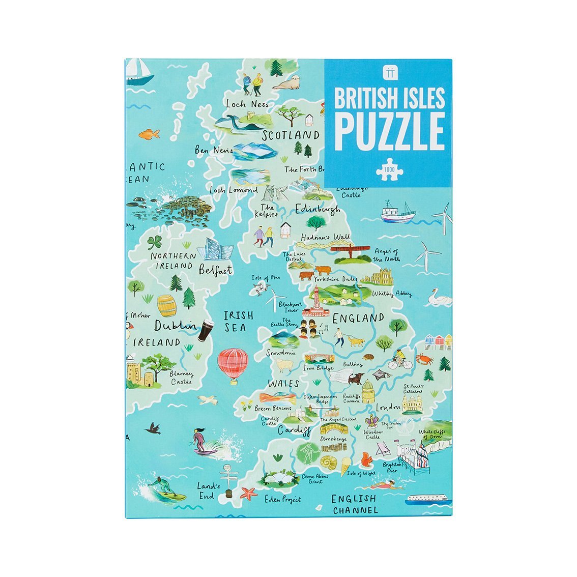 British Isles Map 1000 Piece Jigsaw Puzzle-ad&i