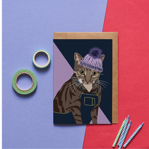 Cleo the Cat Greeting Card - ad&i