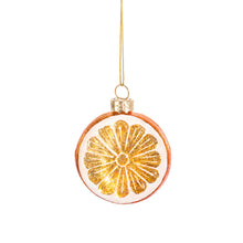 Load image into Gallery viewer, Orange Slice Shaped Christmas Tree Bauble-ad&amp;i