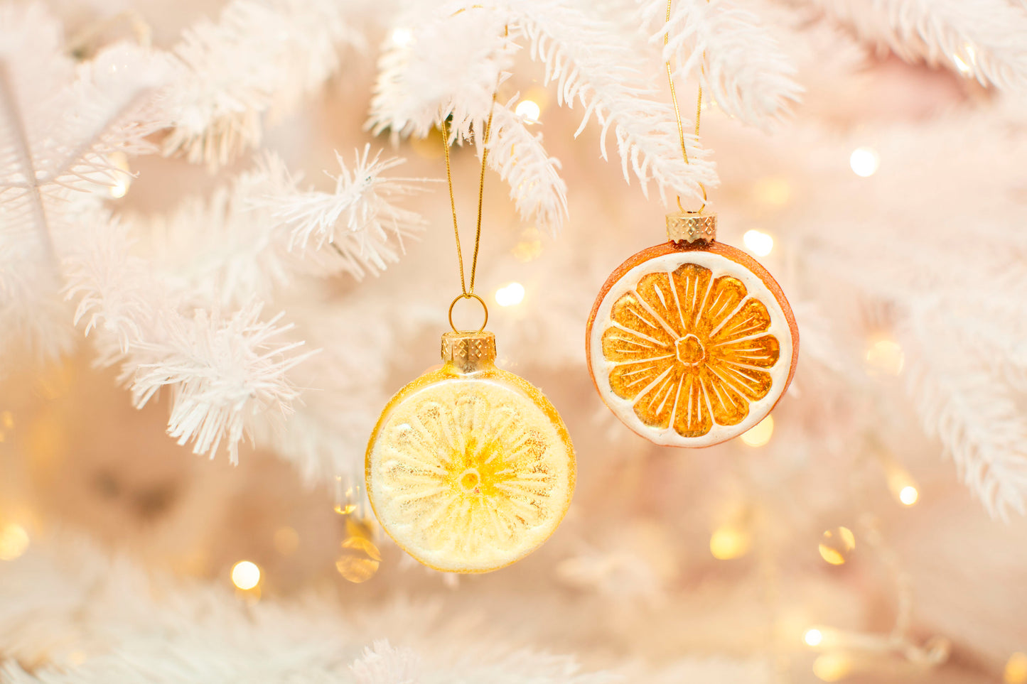 Orange Slice Shaped Christmas Tree Bauble - ad&i