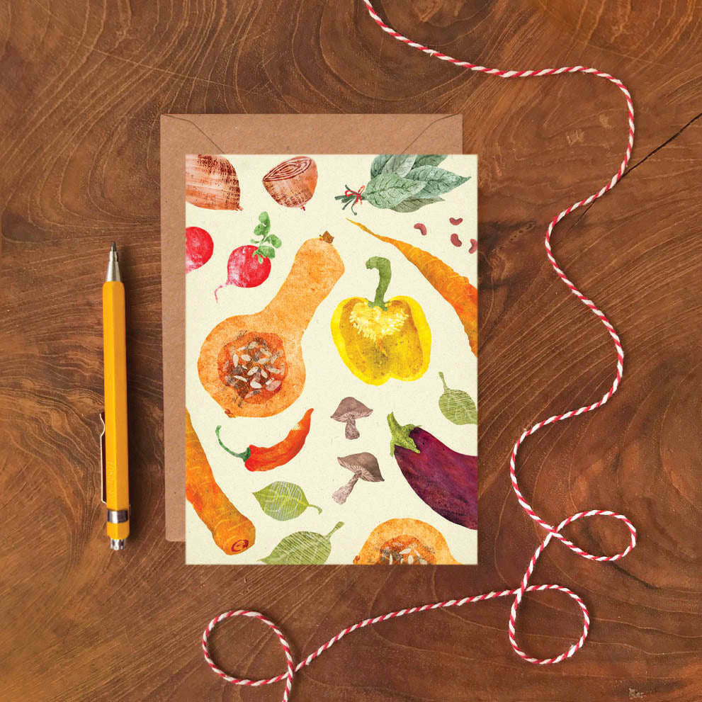 Vegetables Pattern Card - ad&i