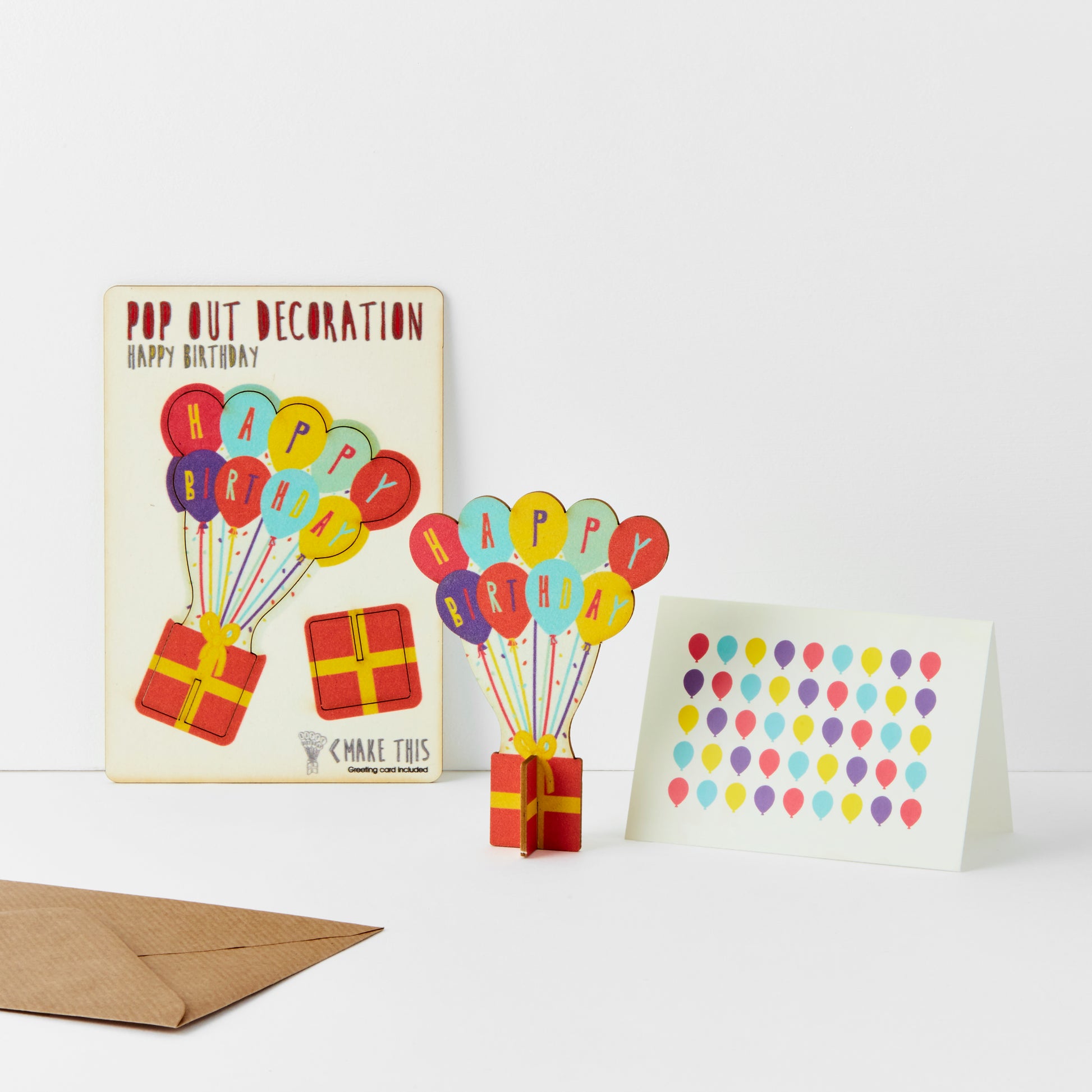 Pop Out Happy Birthday Balloons Card - ad&i