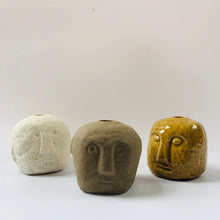 Load image into Gallery viewer, Stoneware Face Imprint Candlestick Holder-ad&amp;i