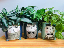Load image into Gallery viewer, Hipster Gentleman Ceramic Plant Pot-ad&amp;i