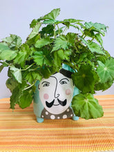 Load image into Gallery viewer, Hipster Gentleman Ceramic Plant Pot-ad&amp;i