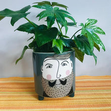 Load image into Gallery viewer, Hipster Gentleman Ceramic Plant Pot-ad&amp;i