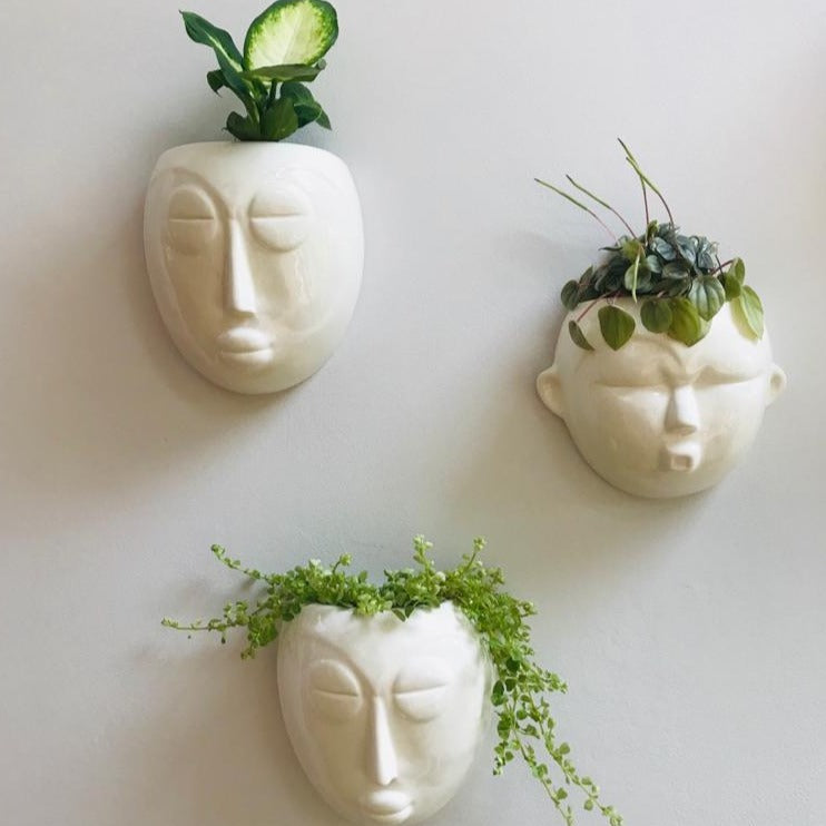 Round Mask Wall Planter-ad&i