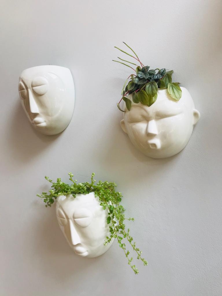 Round Mask Wall Planter-ad&i