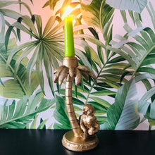 Load image into Gallery viewer, Gold Monkey Candlestick Holder-ad&amp;i