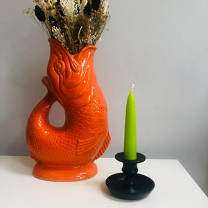 Classic Black Metal Candlestick Holder-ad&i