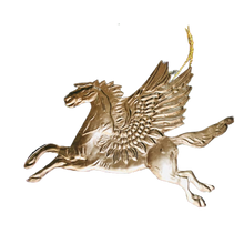 Load image into Gallery viewer, Pressed Gold Decorative Hanging Pegasus - ad&amp;i