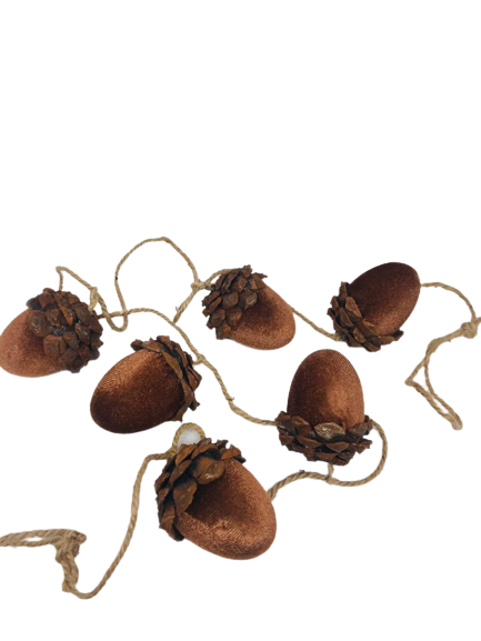 Acorn Decorative Garland - ad&i