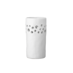 White Stoneware Vase - ad&i
