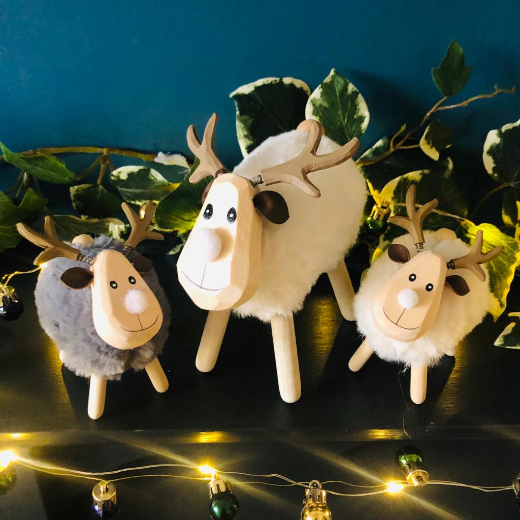 Wooden Reindeers - ad&i