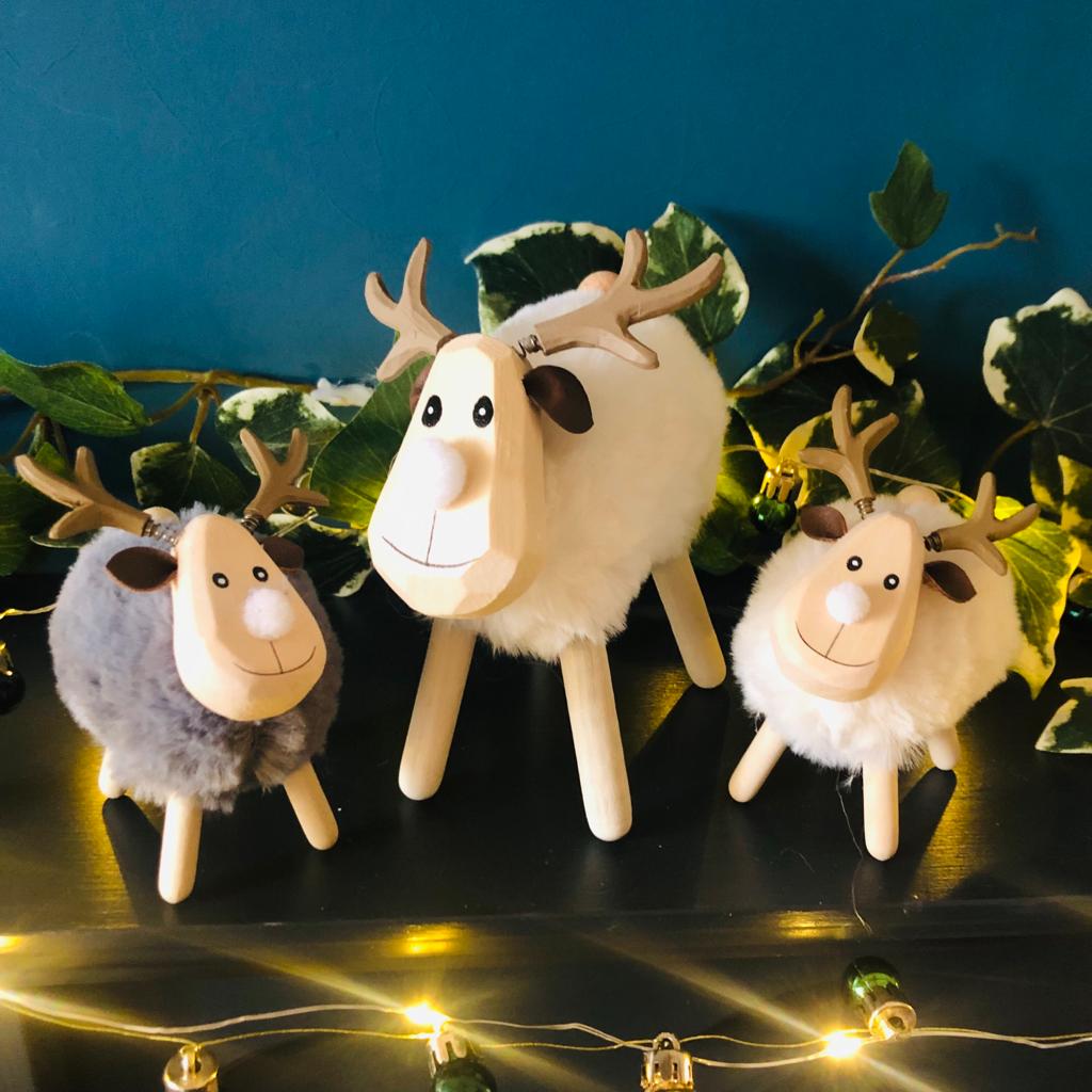 Wooden Reindeers - ad&i