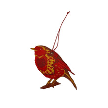 Load image into Gallery viewer, Wooden Robin Christmas Decoration - ad&amp;i
