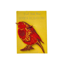 Load image into Gallery viewer, Wooden Robin Christmas Decoration - ad&amp;i