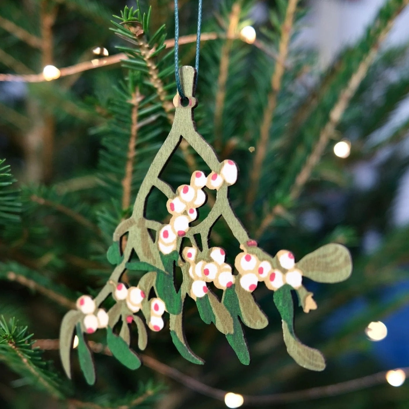 Wooden Mistletoe Decoration - ad&i