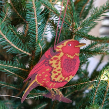 Load image into Gallery viewer, Wooden Robin Christmas Decoration - ad&amp;i