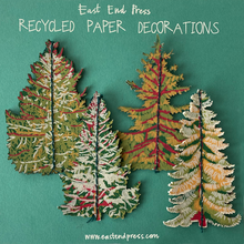 Load image into Gallery viewer, Pack of Four Forest Tree Paper Decorations-ad&amp;i