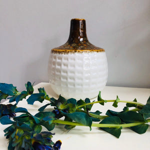 Textured Ceramic Bud Vase - ad&i