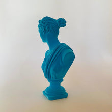Load image into Gallery viewer, Teal Flock Large Artemis Bust-ad&amp;i