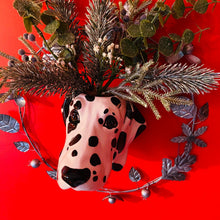 Load image into Gallery viewer, Ceramic Dalmatian Head Wall Sconce Vase-ad&amp;i