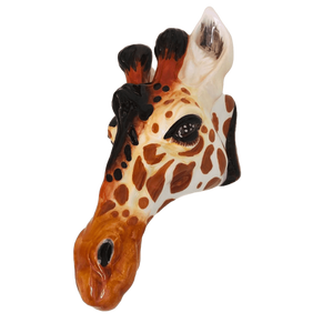 Ceramic Giraffe Head Wall Sconce Vase - ad&i