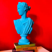 Load image into Gallery viewer, Teal Flock Large Artemis Bust-ad&amp;i