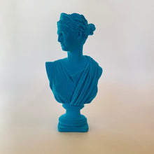 Load image into Gallery viewer, Teal Flock Large Artemis Bust-ad&amp;i