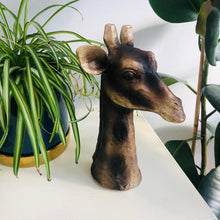 Load image into Gallery viewer, Giraffe Head Bronze Effect Ornament - ad&amp;i
